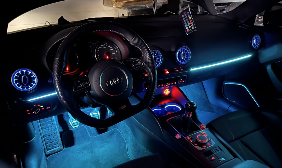 Audi LED Beleuchtung einsteige leisten Ambiente, Beleuchtung in  Hamburg-Nord - Hamburg Hohenfelde, Ersatz- & Reparaturteile